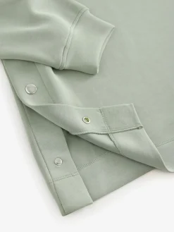 Next Sage Green Maternity Nursing Sweat Top Outlet