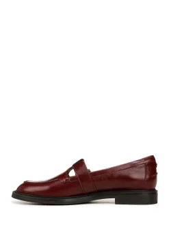Sam Edelman Elaina Loafers Burgundy Red New