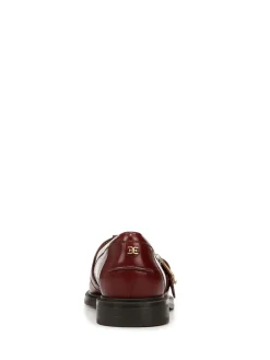 Sam Edelman Elaina Loafers Burgundy Red New