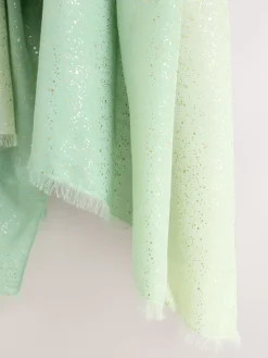 Next Lightweight Scarf Scattered Sage Foil