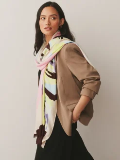 Next Scenic Pink Lightweight Scarf Sale