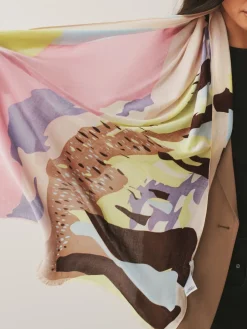 Next Scenic Pink Lightweight Scarf Sale