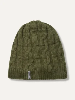 Sealskinz Blakeney Waterproof Cold Weather Cable Knit Beanie Green