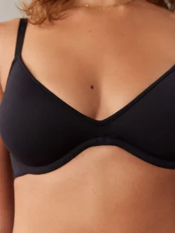 self. Pad Plunge Smoothing Scoop Bra Black Best