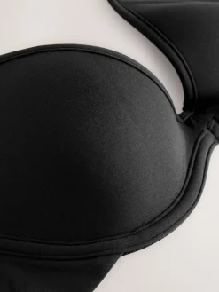 self. Pad Plunge Smoothing Scoop Bra Black Best