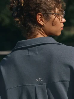 self. Rugby Sweatshirt Blue