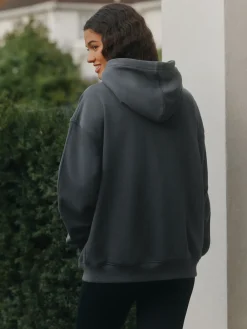 self. Charcoal Grey Hoodie New