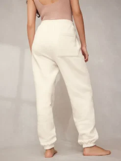 self. Cuffed Joggers Ecru Outlet