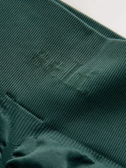 self. Seamless Bum Scrunch Leggings Green Clearance