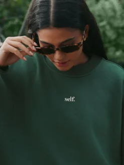 self. Sweatshirt Green New