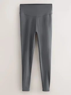 self. Grey High Waist Leggings Clearance