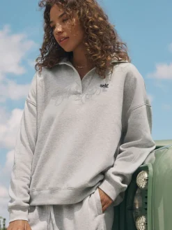 self. Rugby Sweatshirt Grey