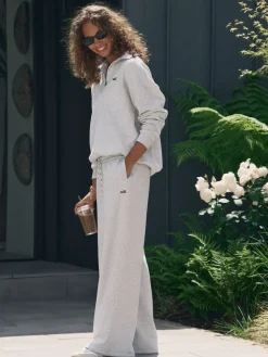 self. Grey Wide Leg Joggers Clearance