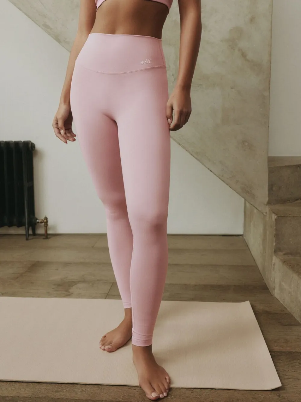 self. Lilac Purple High Waist Leggings New