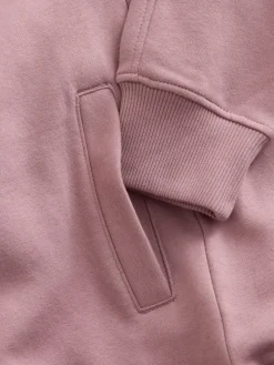 self. Boucle Sweatshirt Mauve Purple Outlet