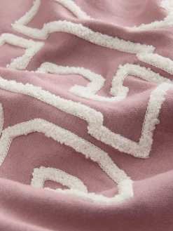 self. Boucle Sweatshirt Mauve Purple Outlet