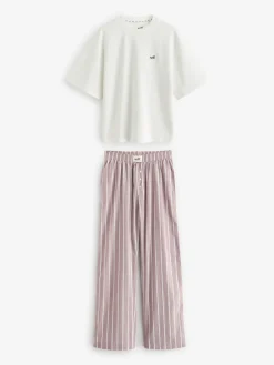 self. Short Sleeve Pyjamas Mauve