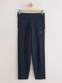self. Barrell Leg Knitted Joggers Navy Online