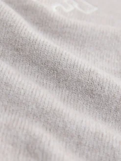 self. Knit Jumper Oatmeal Online