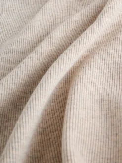 self. Ribbed Button Through Pyjamas Oatmeal Discount