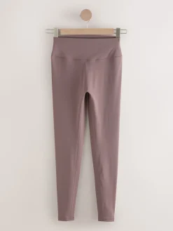 self. Peppercorn Brown High Waist Leggings Clearance