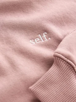 self. Pink Hoodie Outlet