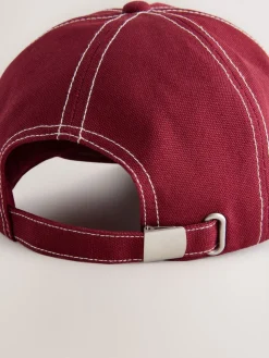 self. Red Slogan Cap Outlet