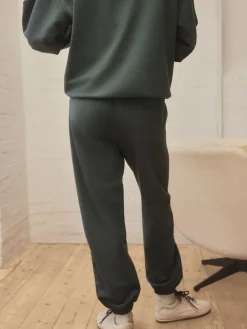 self. Cuffed Joggers Teal Blue New