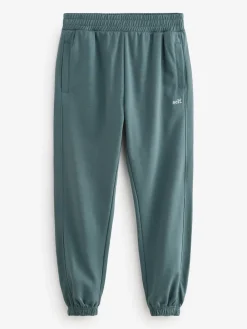self. Cuffed Joggers Teal Blue New