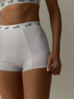 self. Short Logo Knickers White Discount