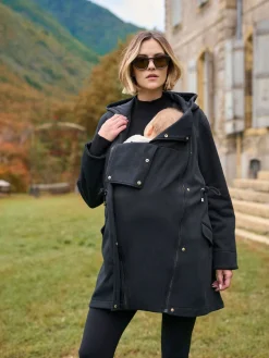 Seraphine Black 3 in 1 Maternity & Babywearing Premium Top Discount