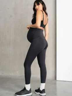 Seraphine Black Bump & Back Support Maternity Black Leggings Clearance