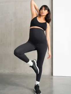 Seraphine Black Bump & Back Support Maternity Black Leggings Clearance