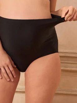 Seraphine No VPL Over Bump Maternity Briefs 2 Pack Black