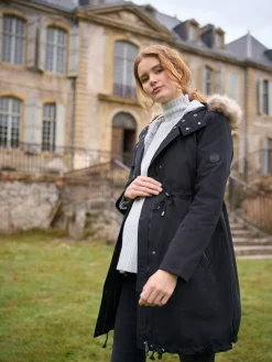 Seraphine Black Premium 3 in 1 Maternity Babywearing Parka Sale