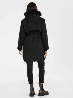 Seraphine Premium Sub-Zero Down Filled 3-In-1 Maternity & Babywearing Parka Black Sale