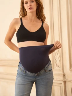 Seraphine Blue Premium Organic Overbump Maternity Jeans Outlet