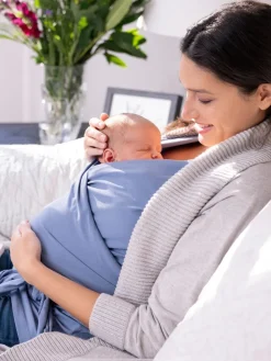 Seraphine Skin to Skin Babywearing Sleeveless Top Blue Best