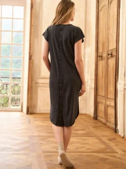 Seraphine Charcoal Grey Marl Maternity Hospital Bag Birthing Gown Online