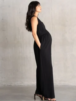 Seraphine Maternity Black Jumpsuit Hot
