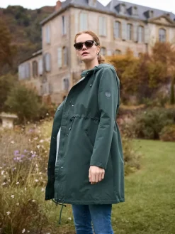 Seraphine Maternity Green Lightweight Parka Clearance