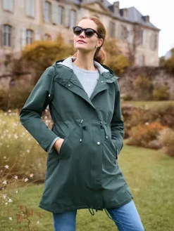 Seraphine Maternity Green Lightweight Parka Clearance