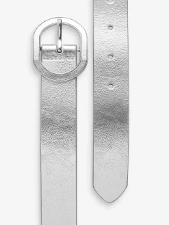 Next Regular Metallic Belt Silver Online