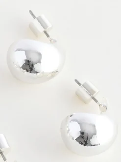 Next Teardrop Earrings 3 Pack Silver Tone