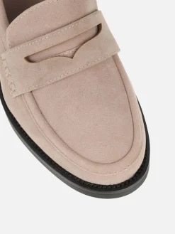 Simmi London Dime Penny Loafers Cream Outlet