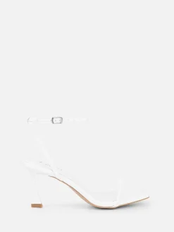 Simmi London Yesmina Heeled Sandals White Clearance
