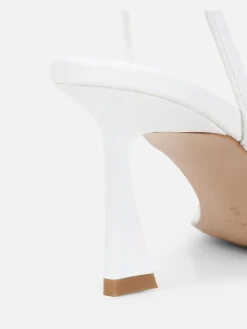 Simmi London Yesmina Heeled Sandals White Clearance