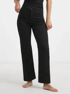 Simply Be 24/7 Straight Leg Jeans Black New