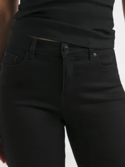 Simply Be 24/7 Straight Leg Jeans Black New