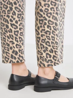 Simply Be Black Extra Wide Fit Square Toe Flat Mary Jane Shoes Best